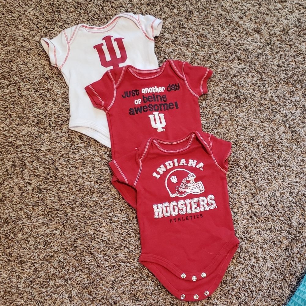 EUC 3 Onesie Set IU Indiana University Hoosiers